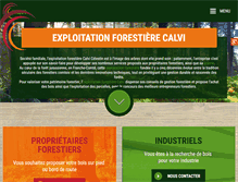 Tablet Screenshot of calvibois.com